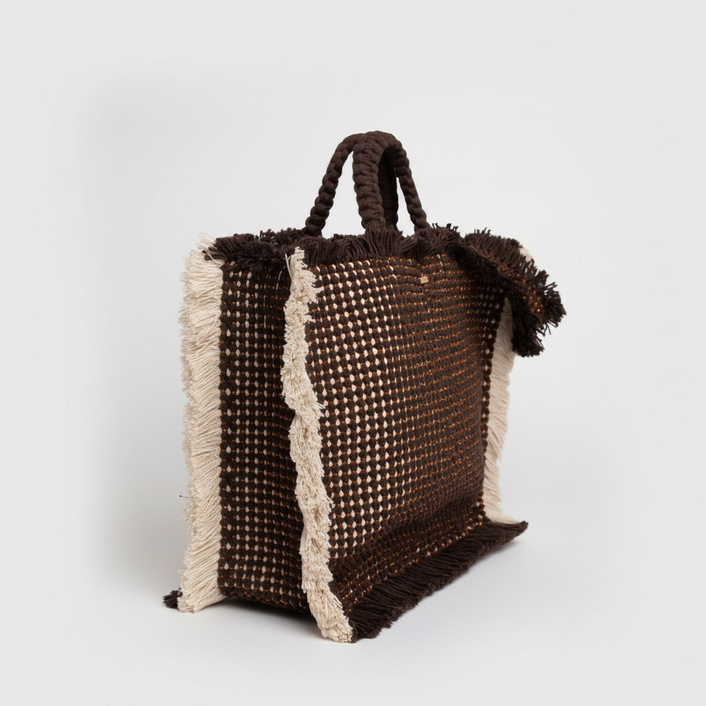 Gosssypium Tote Bag Large - Cioccolato & Buttercream Hand & Crossbody Bags FW25