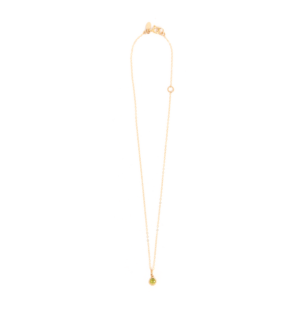 Carmencita Necklace #2 (12mm) - Peridot Necklaces TARBAY   