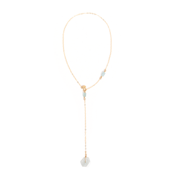 Niza Necklace #1 - Aquamarine Necklaces TARBAY   