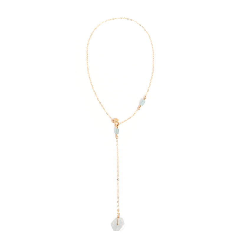 Niza Necklace #1 - Aquamarine Necklaces TARBAY   