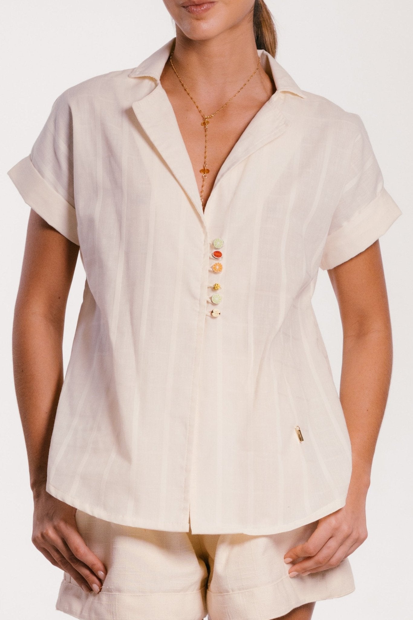 Kela Top - Light Yellow Tops TARBAY