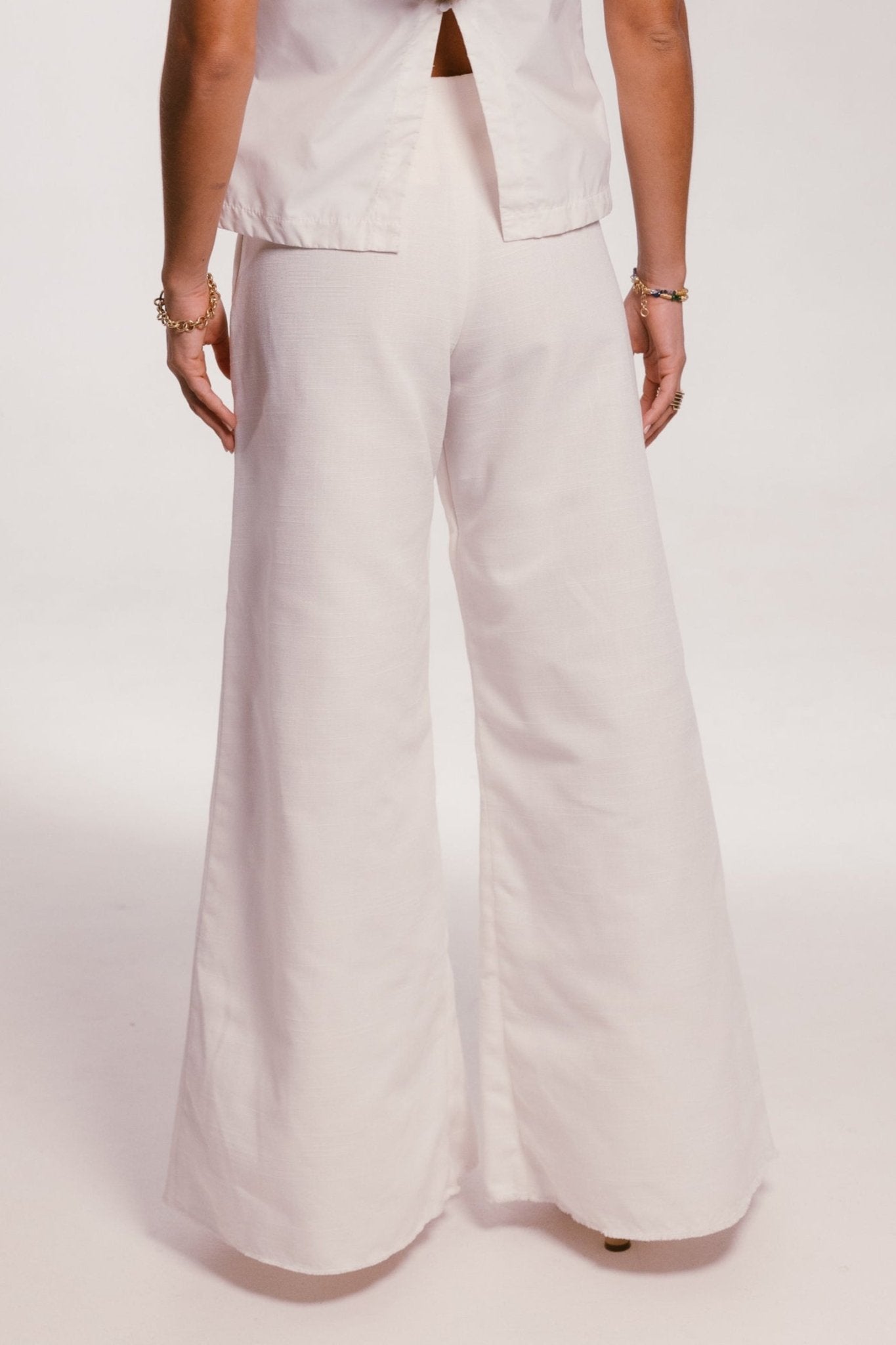 Patrice Pants - White Pants TARBAY