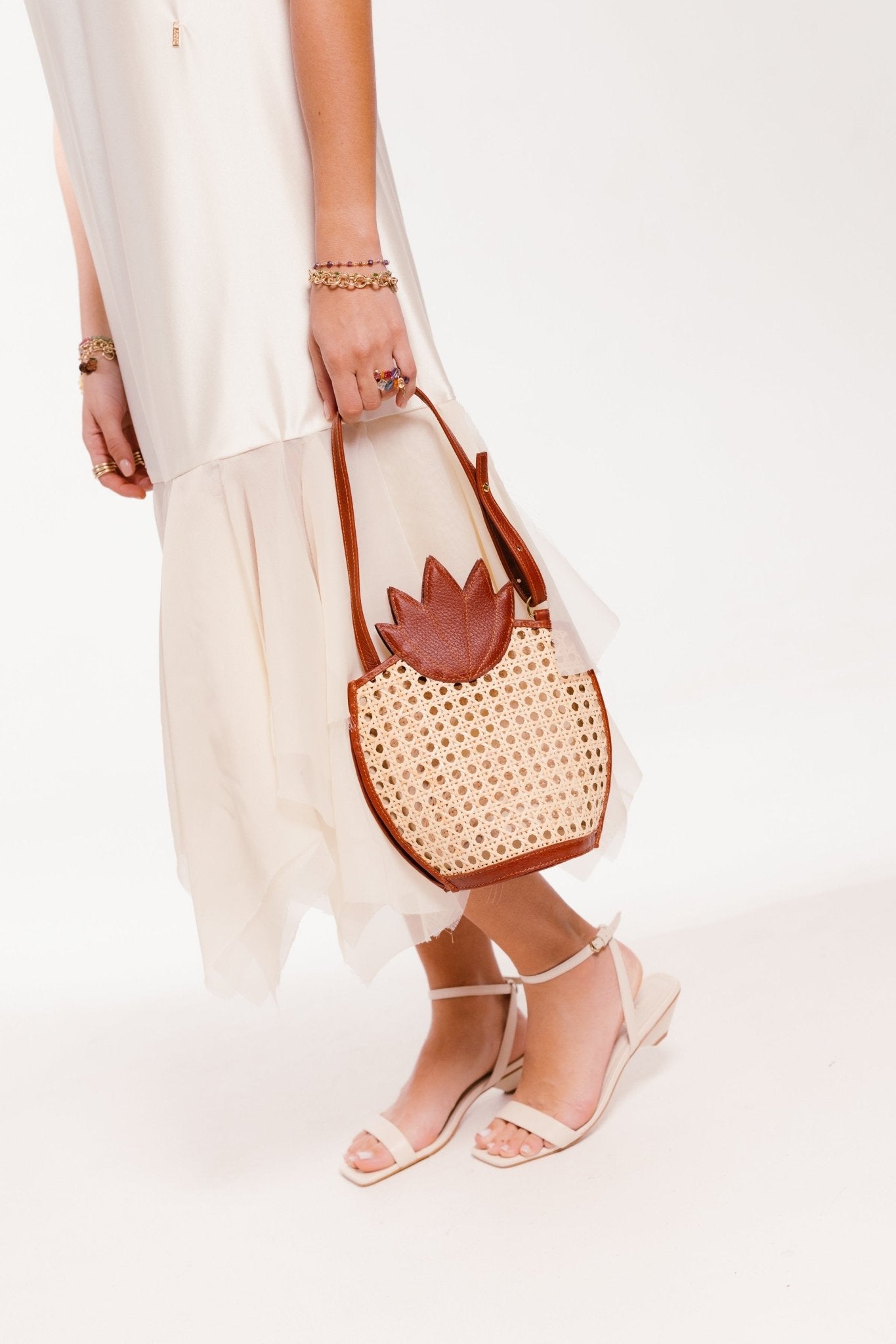 Pineapple Crossbody Bag - Rattan Hand & Crossbody Bags TARBAY