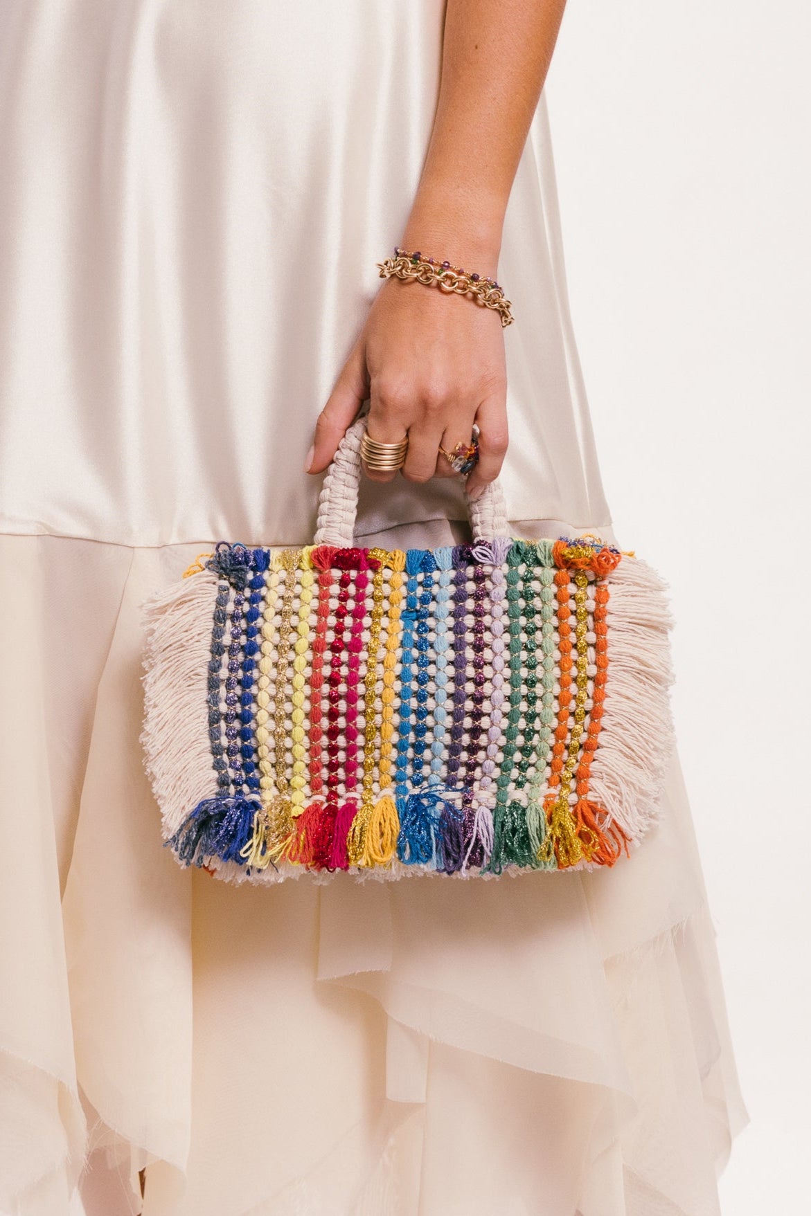 Gosssypium Tote Bag Small - Fructalia Mix Hand & Crossbody Bags TARBAY