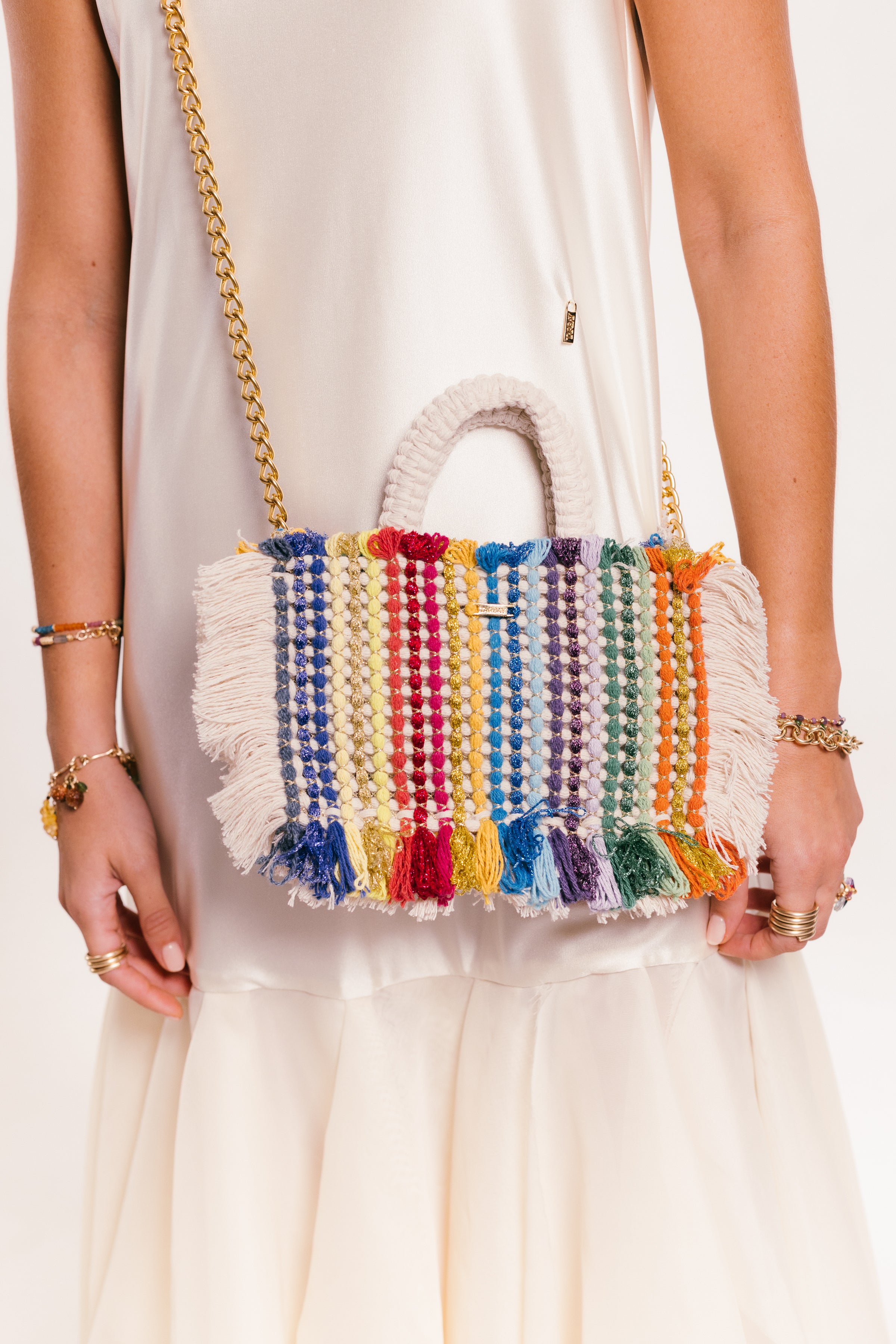 Gosssypium Tote Bag Small - Fructalia Mix Hand & Crossbody Bags TARBAY