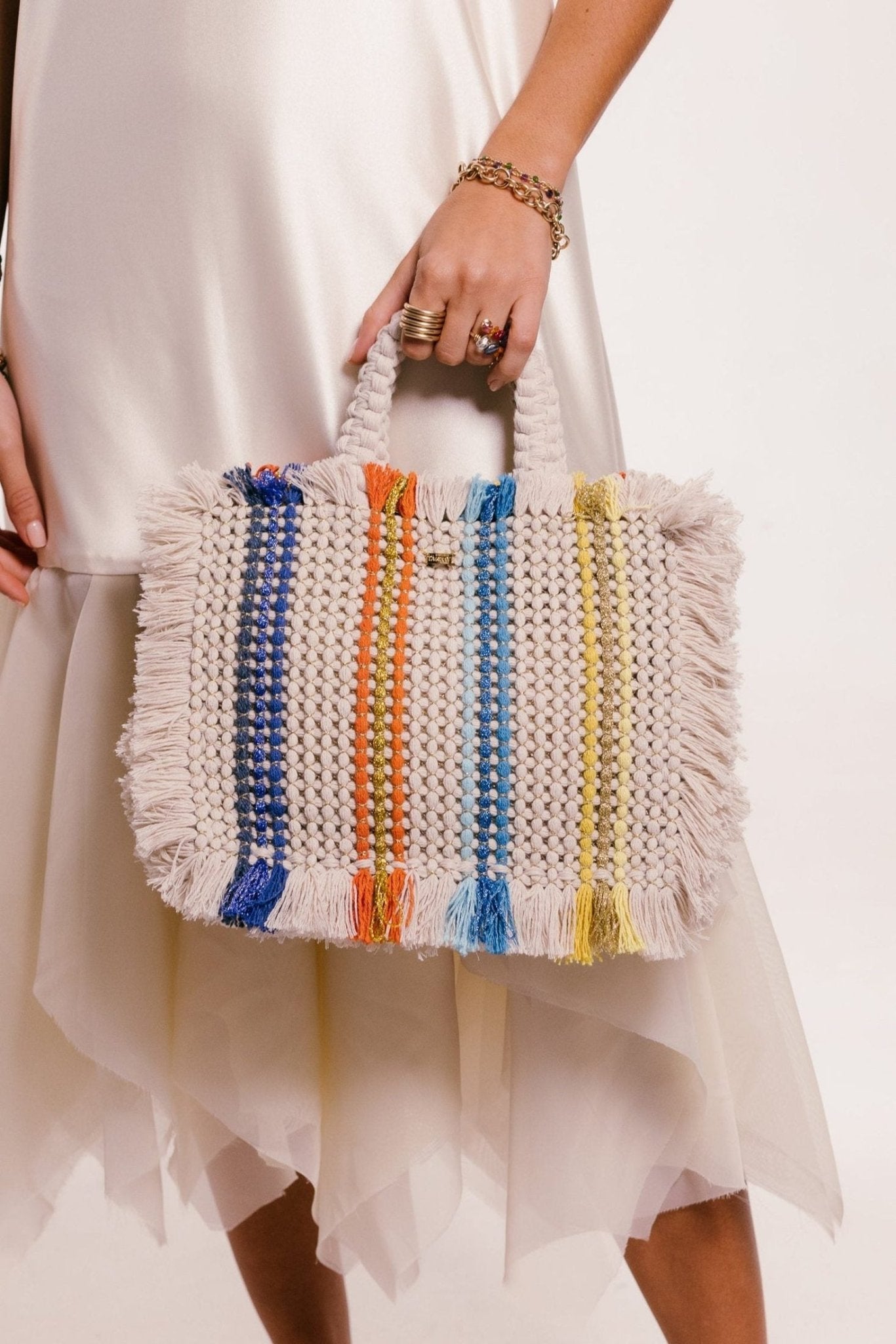 Gosssypium Tote Bag Medium - Fructalia Mix Hand & Crossbody Bags TARBAY