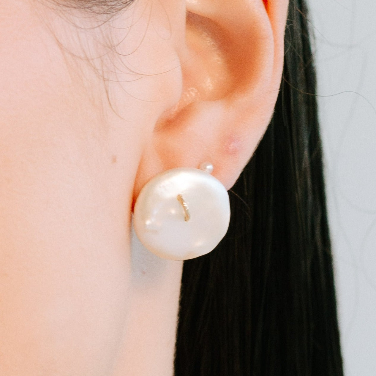 Kleidia Earrings (20mm) - Pearl Earrings TARBAY   