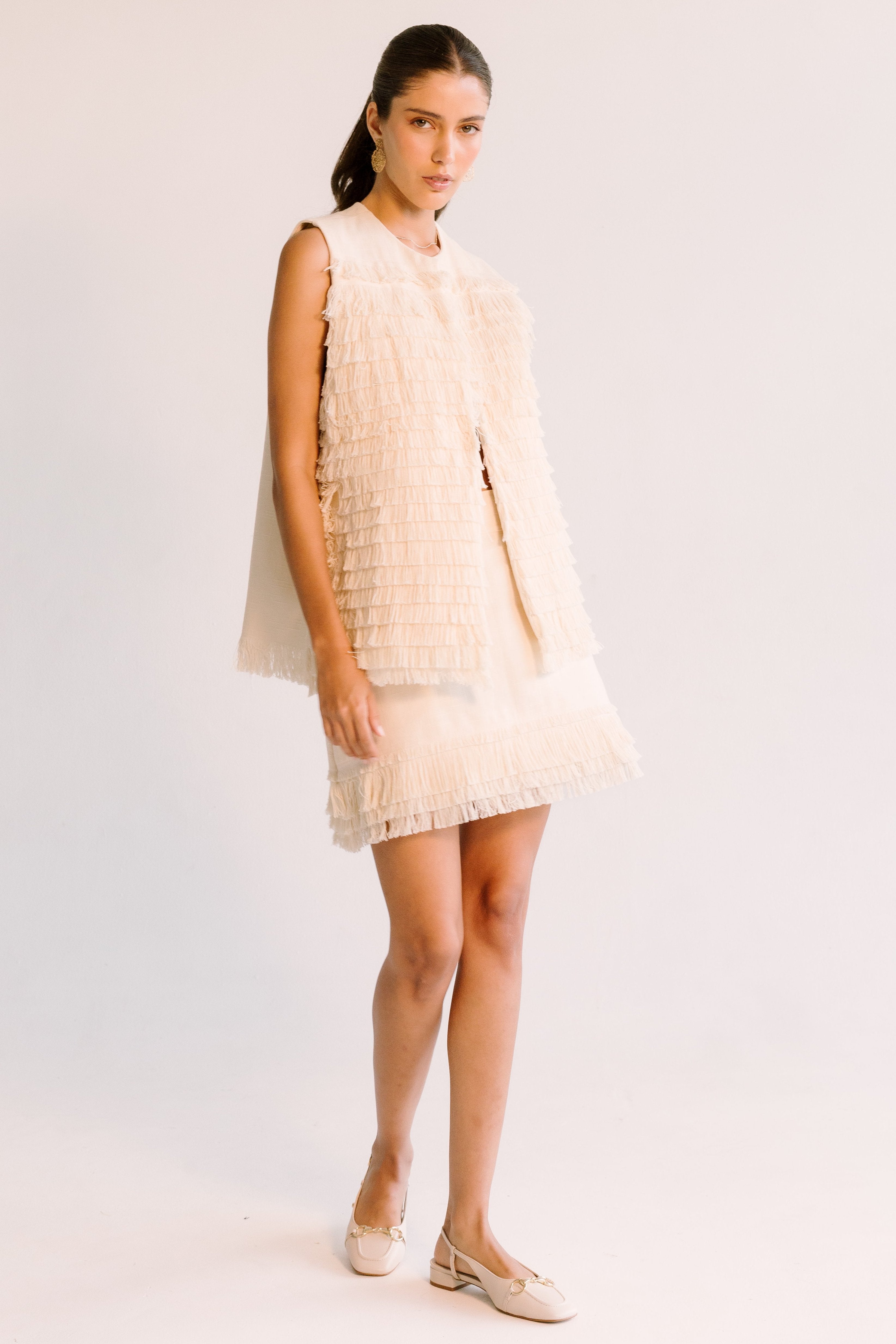 Sharon Vest - Buttercream Vests TARBAY