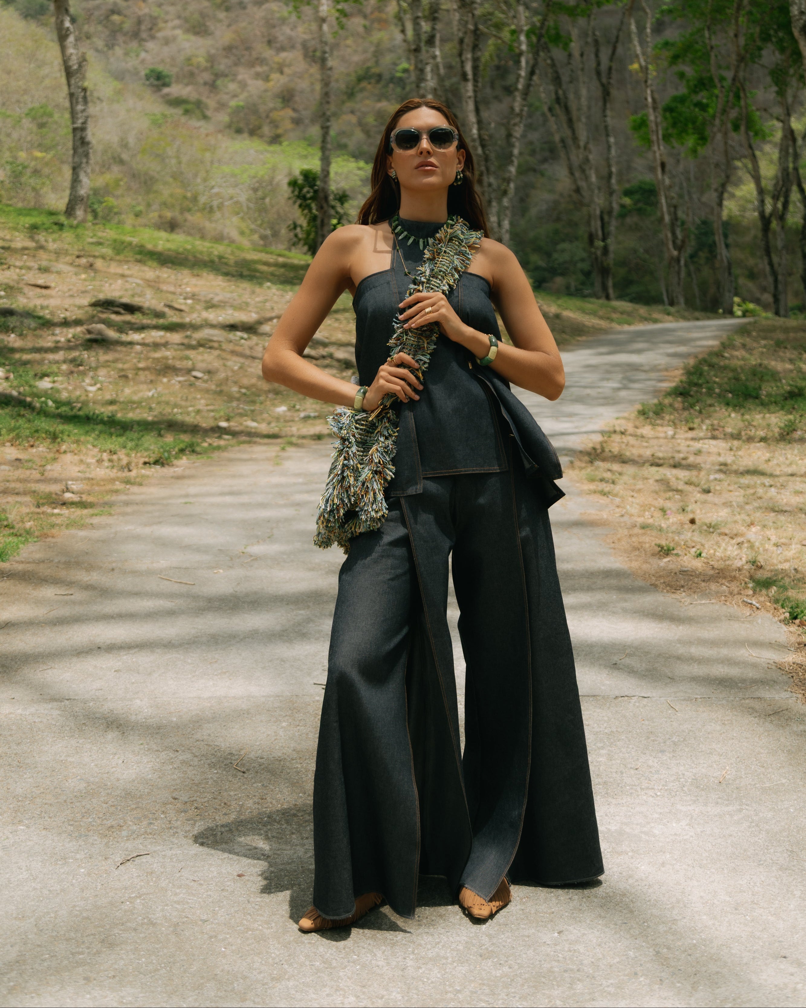 Amoine Denim Pants - Blue Pants TARBAY