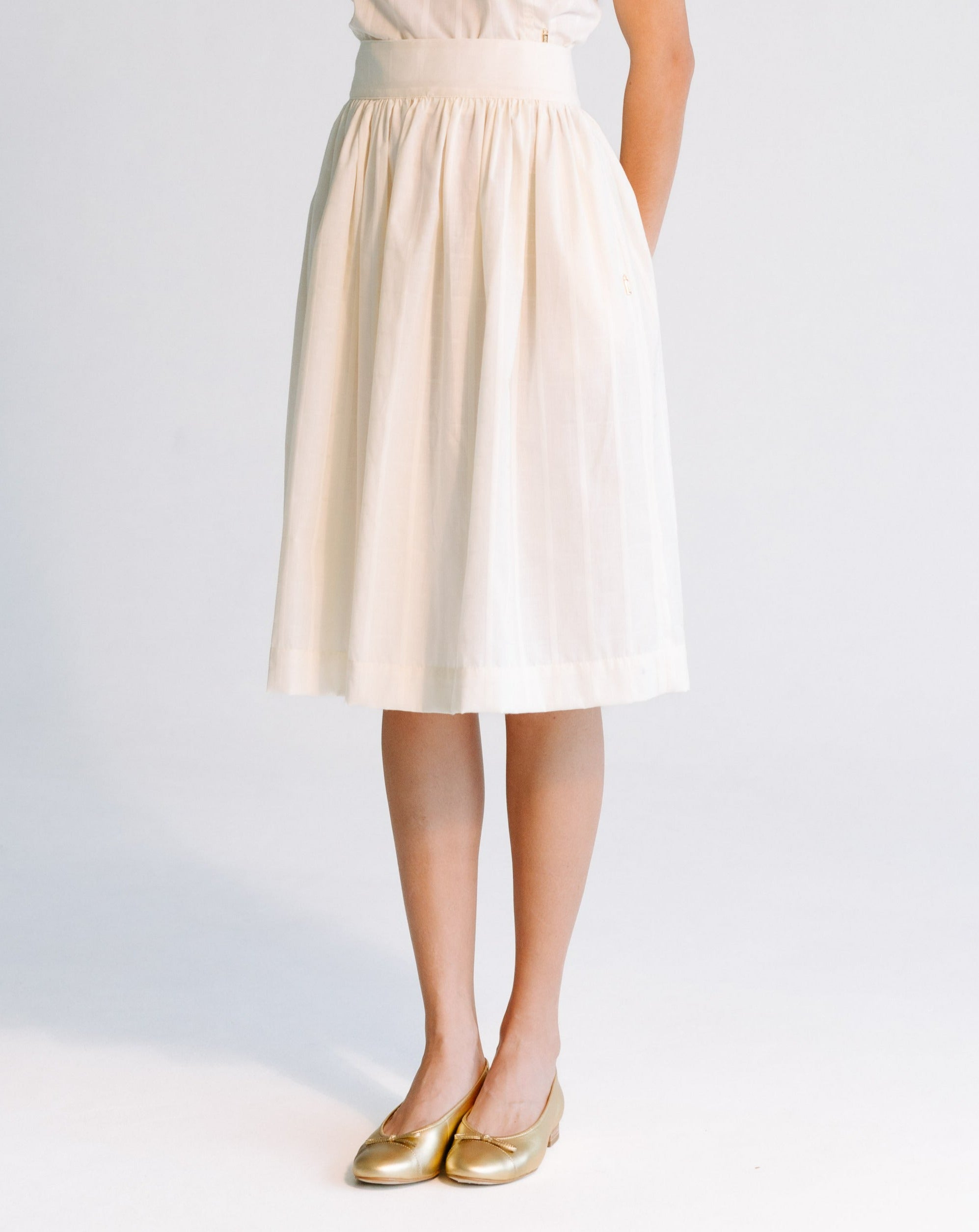 Darya Skirt - Beige Skirts TARBAY   