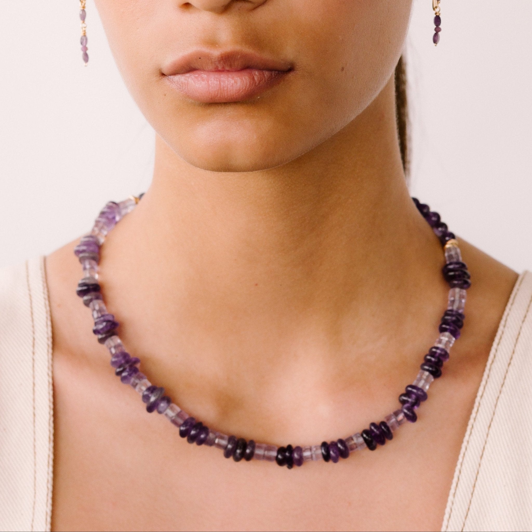 Crisanto Necklace #1 - Amethyst Necklaces TARBAY