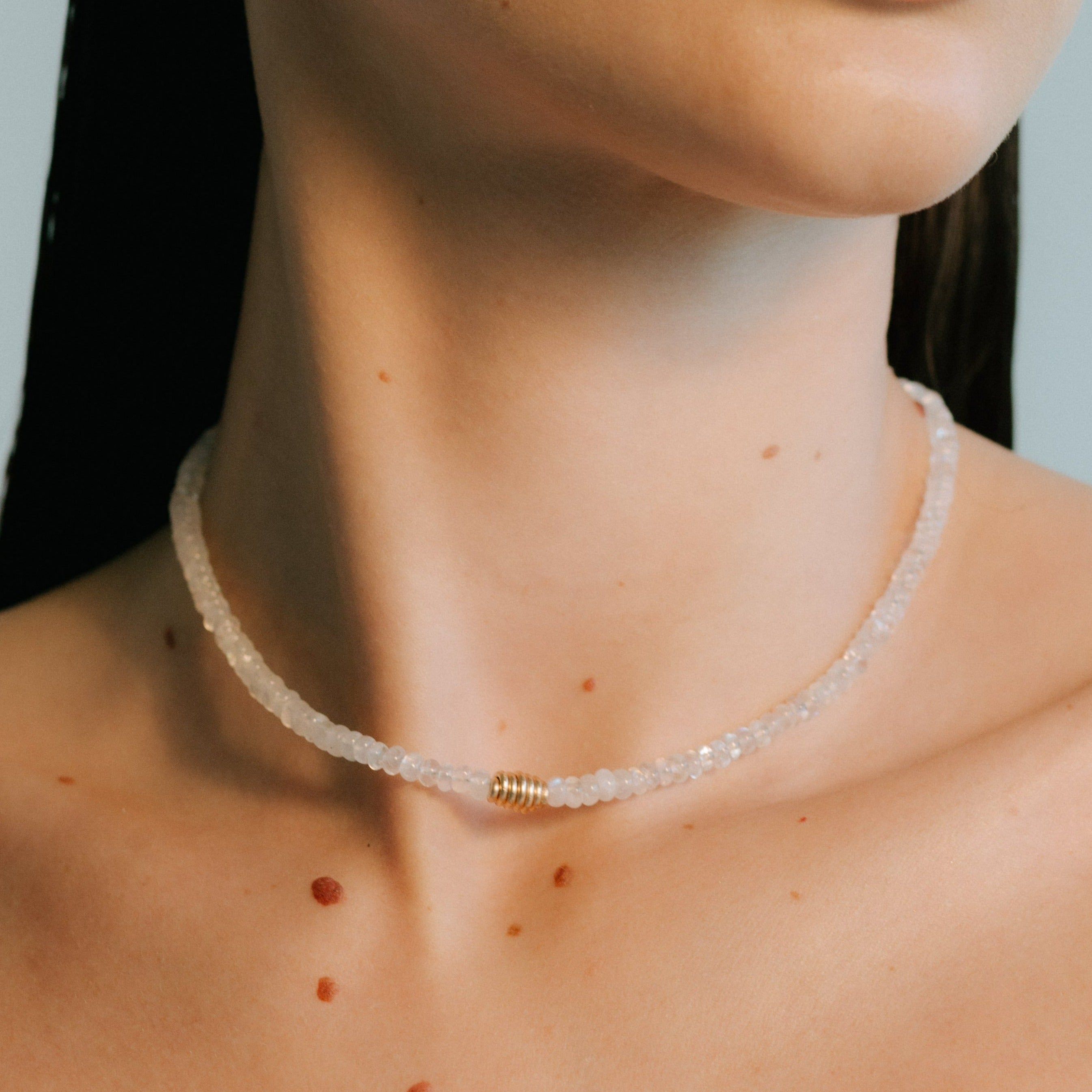 Diana Necklace #1 - Moon Stone Necklaces TARBAY   
