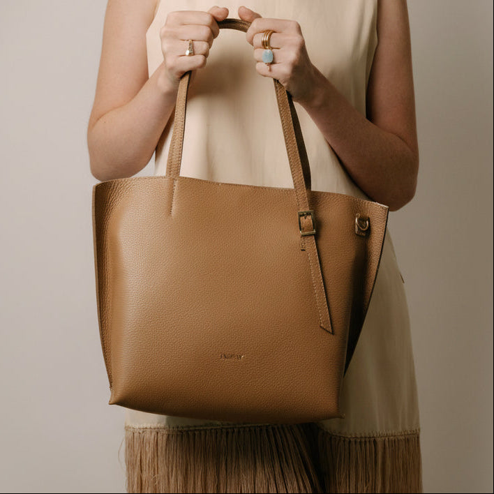 Serafina Tote Bag - Tan