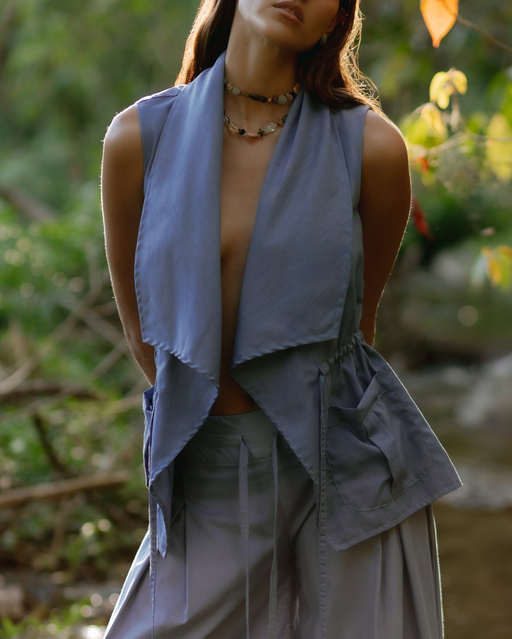 Kopotai Vest - Sky Blue Vests TARBAY