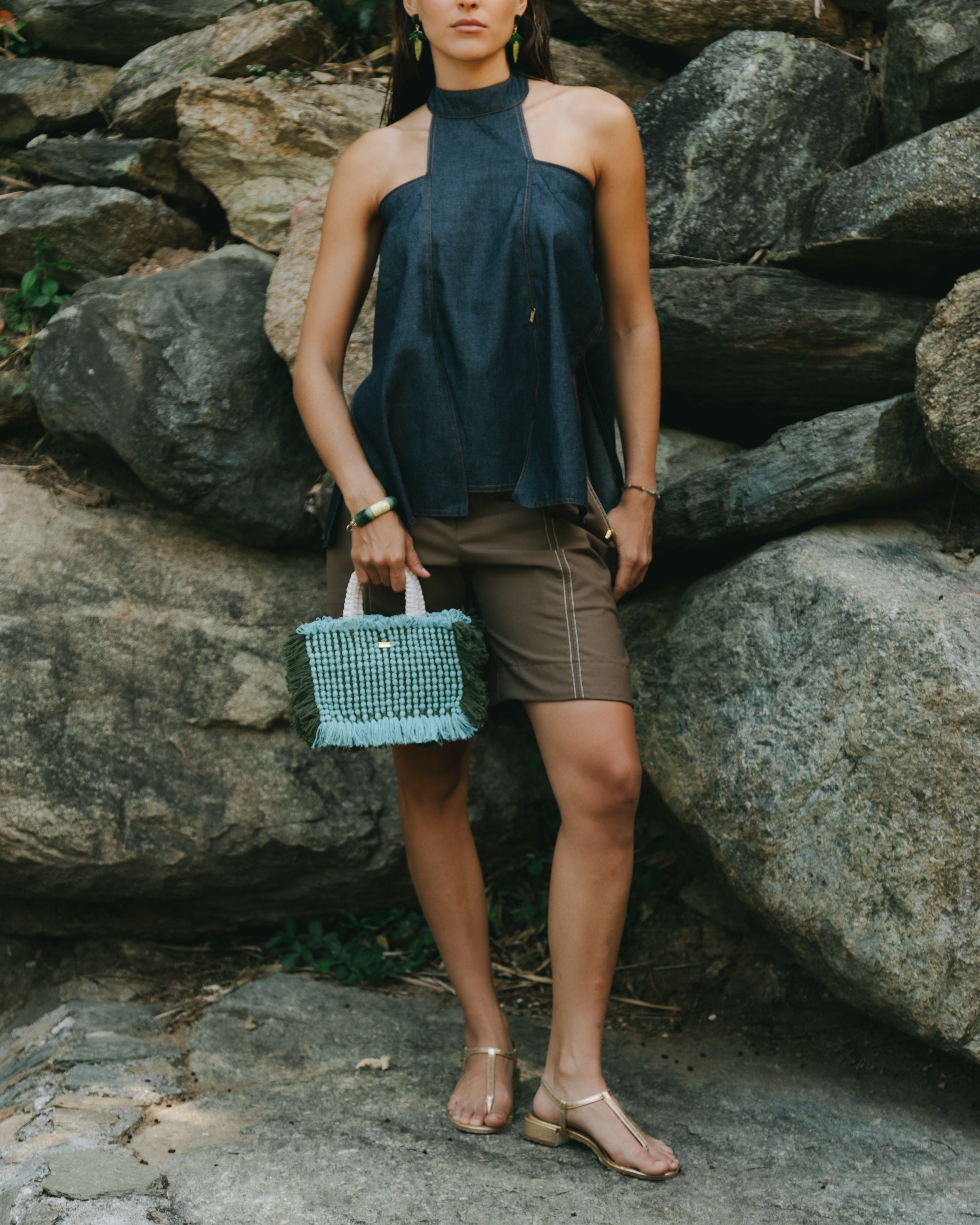 Aripu Top - Denim Tops TARBAY