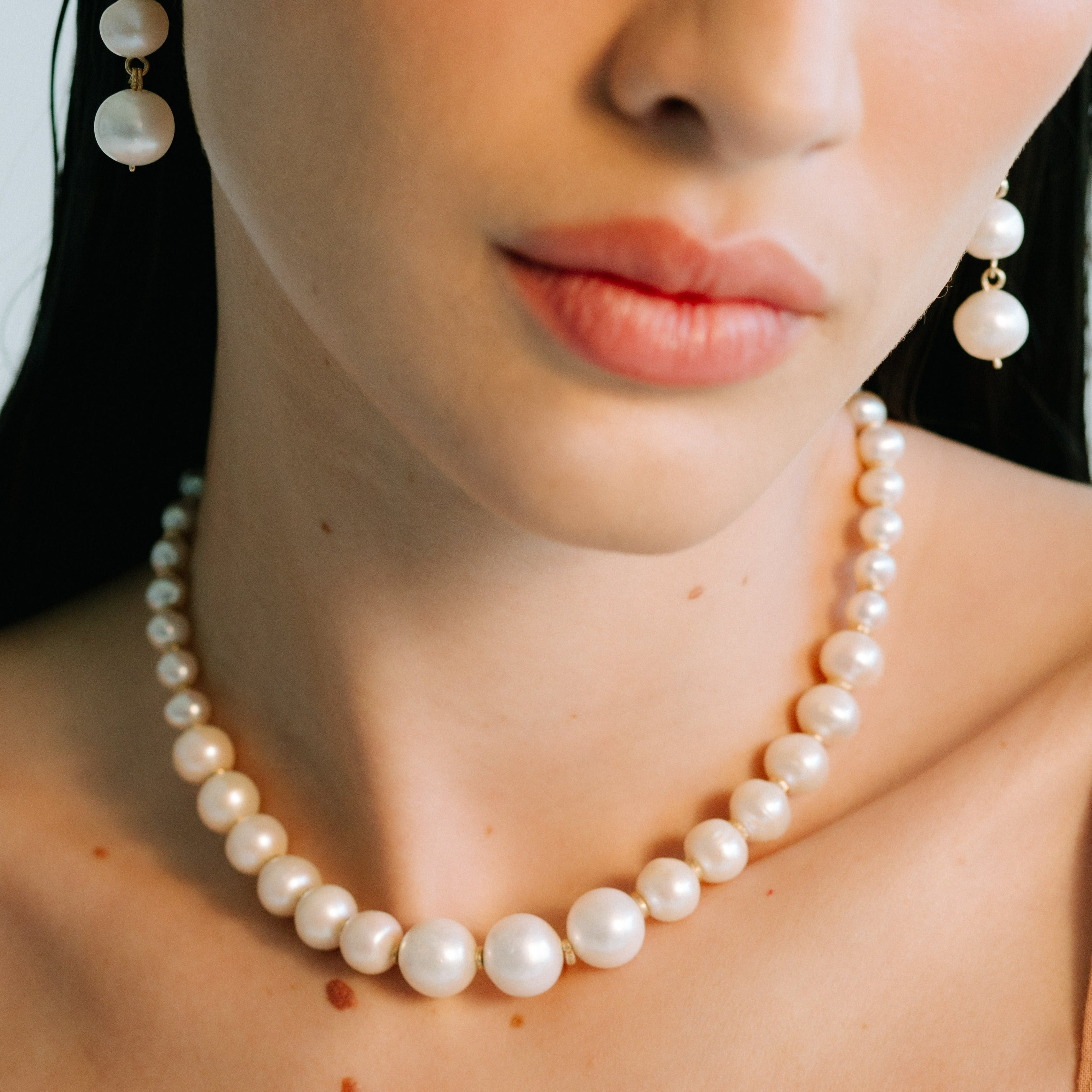 Cubagua Necklace #9 - Pearl