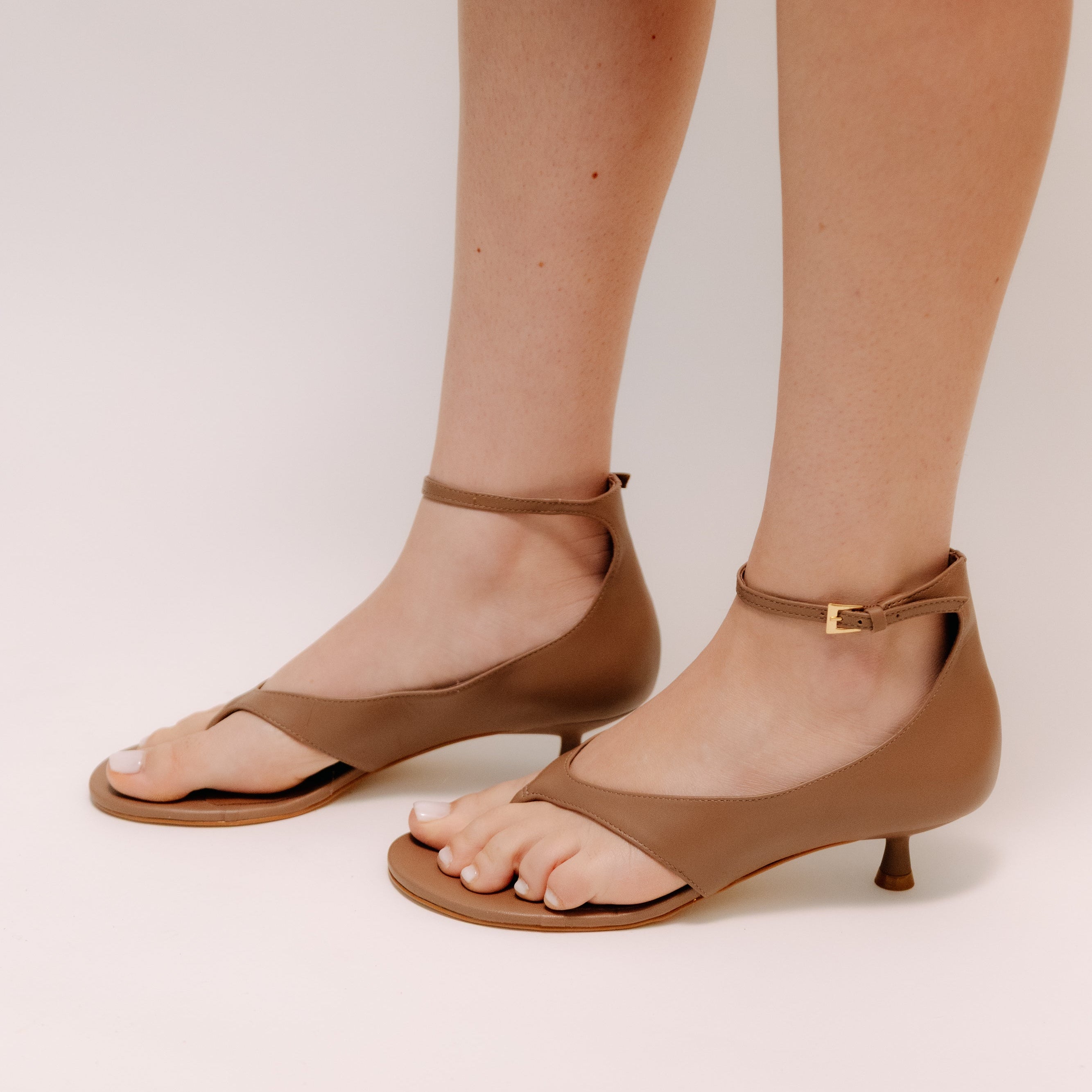 Dekaton Heel Sandals - Mocha Heels TARBAY
