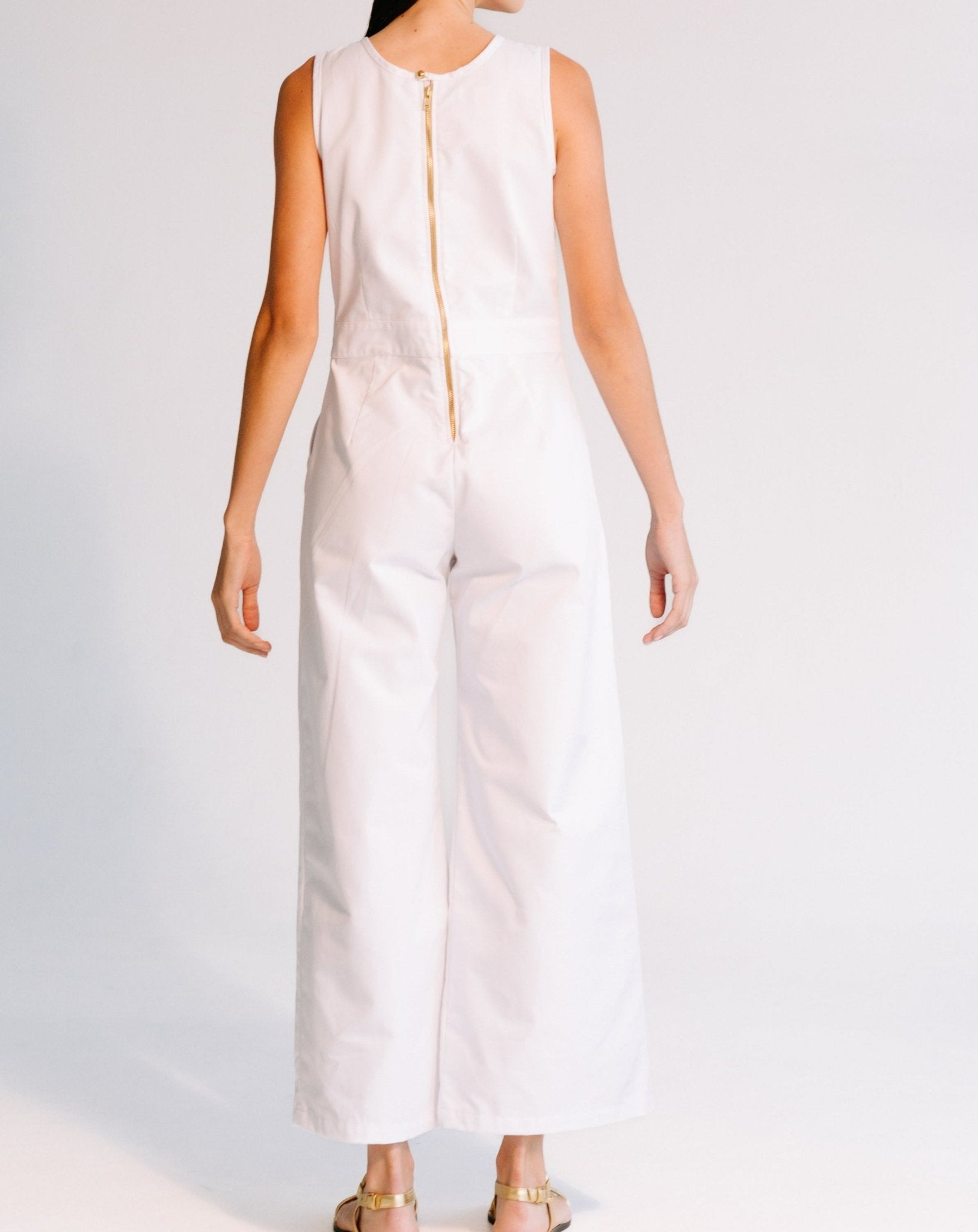 Bambu Jumpsuit - White Jumpsuits TARBAY   
