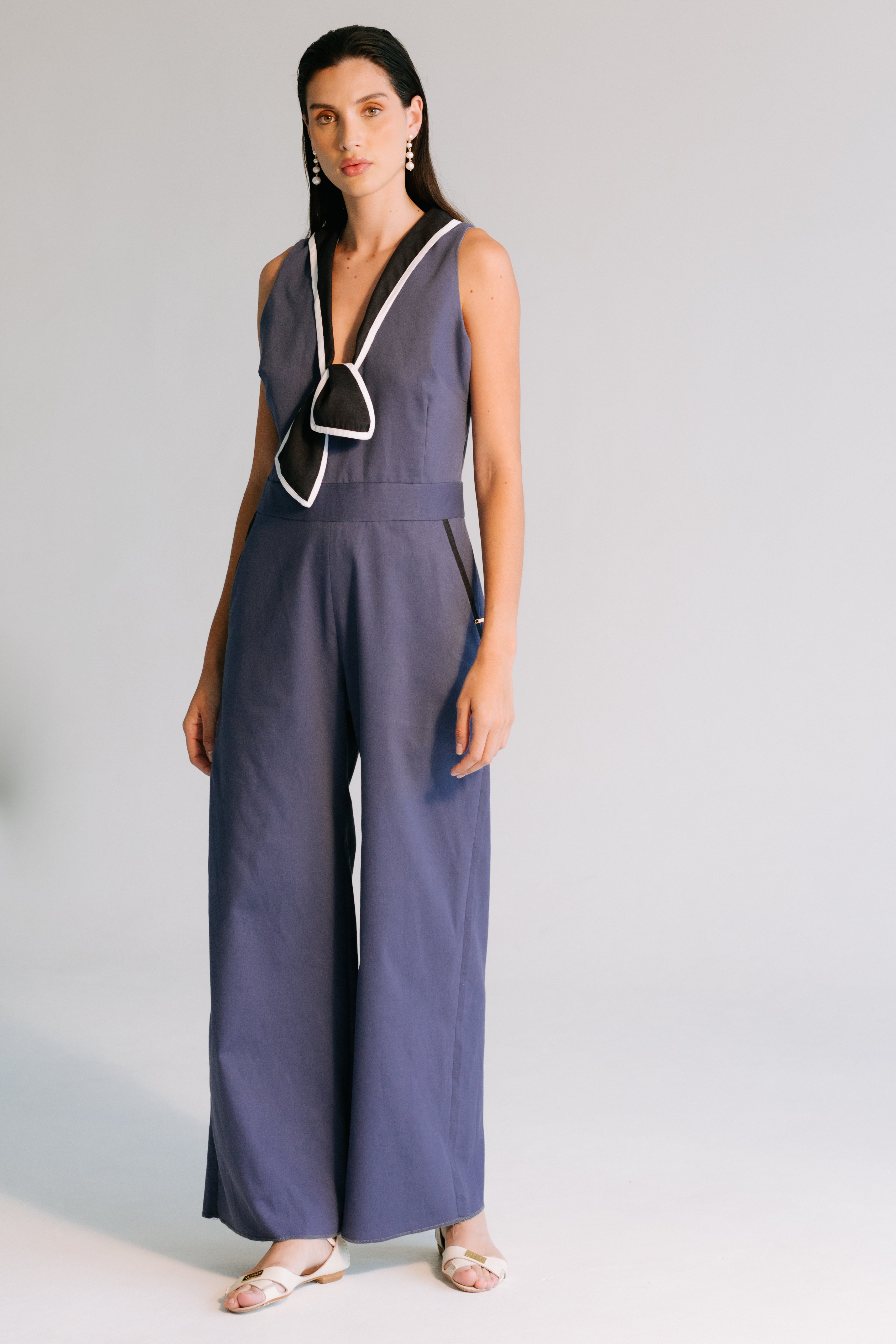 Bambu Jumpsuit - Blue Jumpsuits TARBAY   