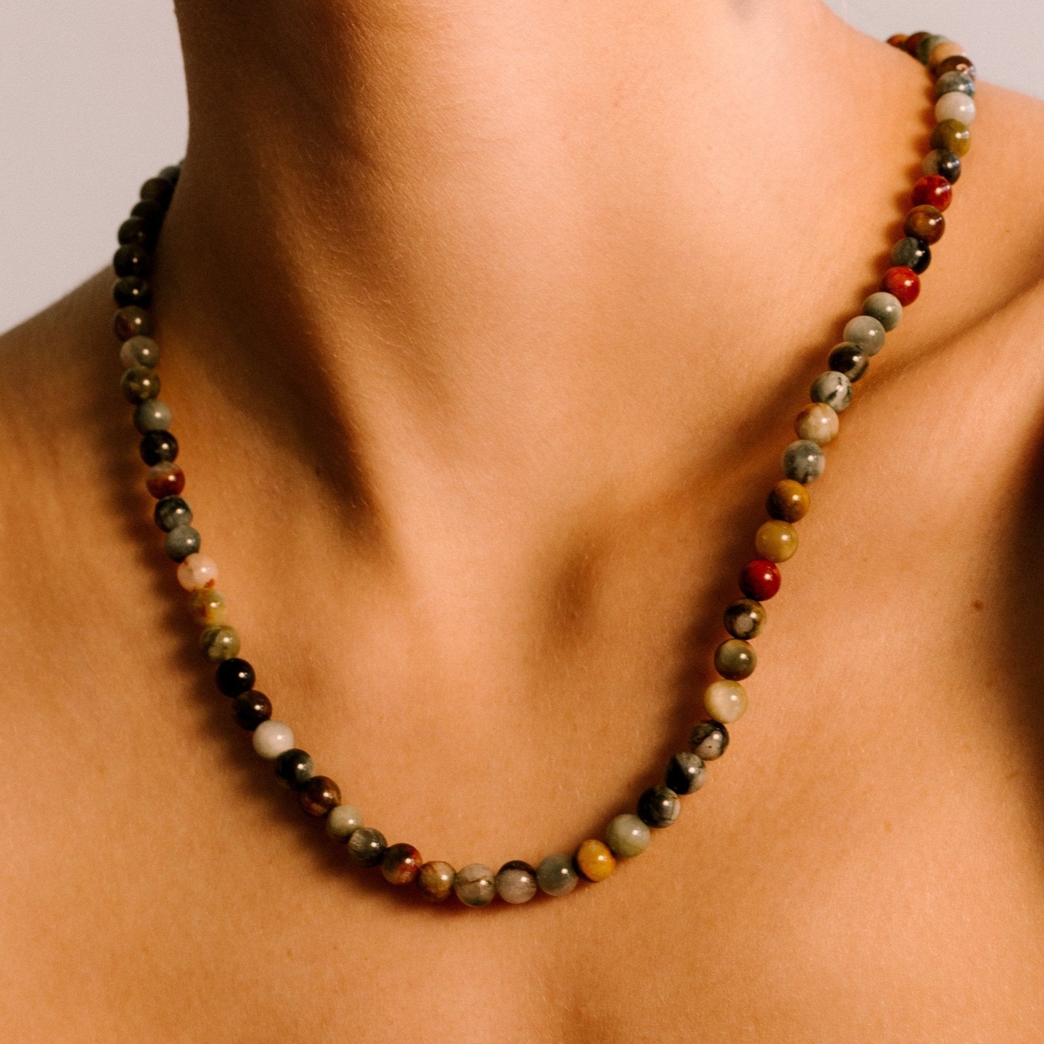 Ezio Necklace #1 - Eagle's Eye & Sterling Silver Necklaces TARBAY