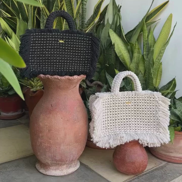 Gossypium Tote Bag Small - Black
