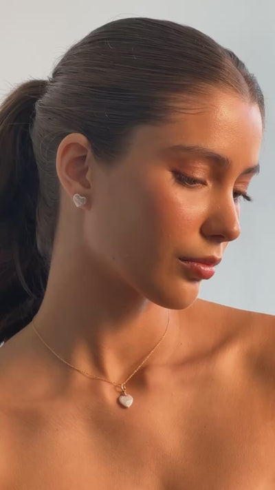Idyll Earrings #1 (12mm) - Cayo Pearl Earrings TARBAY