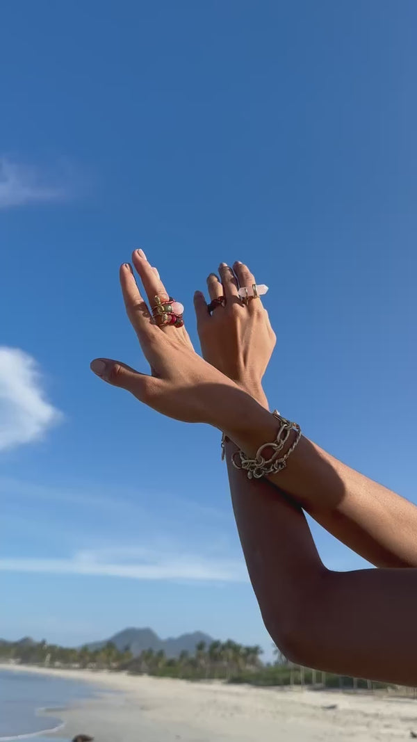 Aura Bracelet #4 (15mm) - Yellow Gold