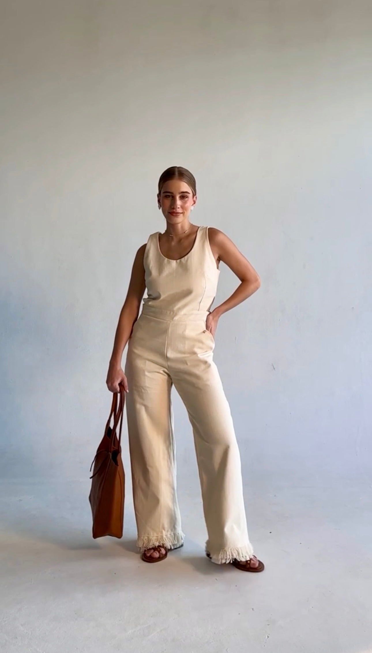 Sharon Jumpsuit - Buttercream Jumpsuits TARBAY