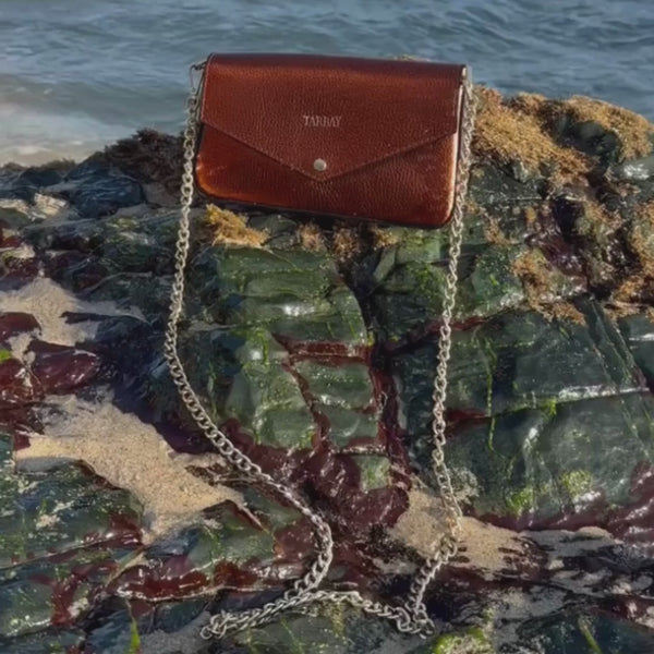Nashira Clutch & Crossbody Bag - Cobre