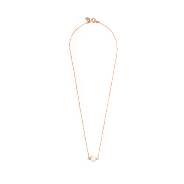 Single Pearl Necklace (4mm) Necklaces TARBAY   