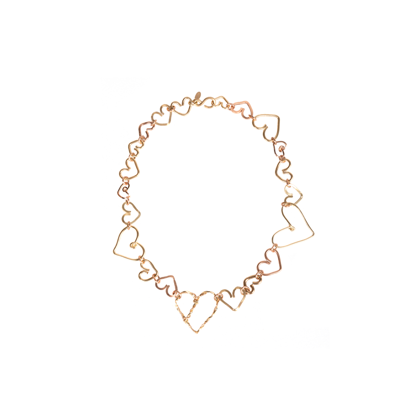 Amores Necklace - Yellow Gold & Rose Gold Necklaces TARBAY   