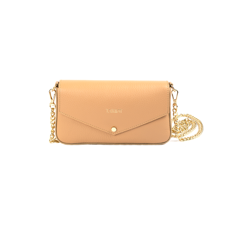 Nashira Clutch & Crossbody Bag - Beige Shoulder & Crossbody Bags TARBAY   