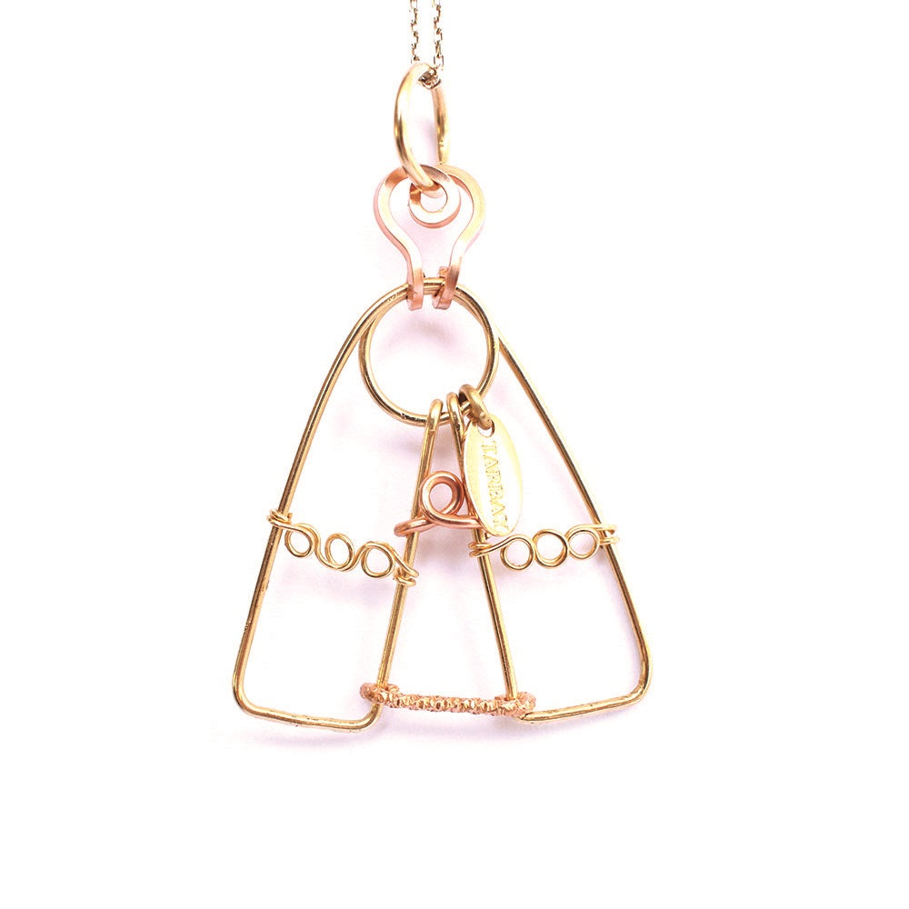 Virgen del Valle Charm (43mm) - Yellow & Rose Gold Charms TARBAY   
