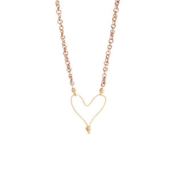 Corazon Julieta Necklace #2 - Rose Gold Necklaces TARBAY   