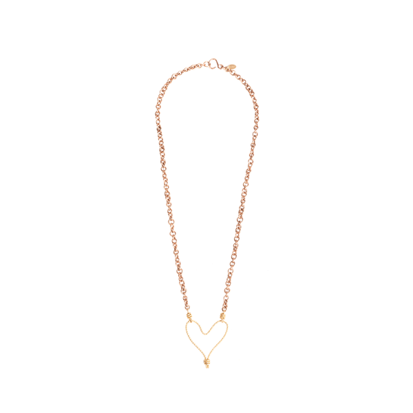Corazon Julieta Necklace #2 - Rose Gold Necklaces TARBAY   