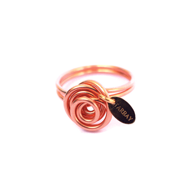 Rulo Ring (10mm) - Rose Gold Rings TARBAY   