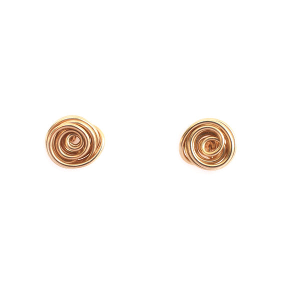 Rulo Earrings #1 (10mm) - Yellow Gold Earrings TARBAY   