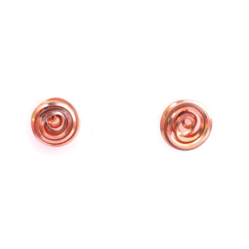 Canta Claro Earrings #1 (10mm) - Rose Gold Earrings TARBAY   