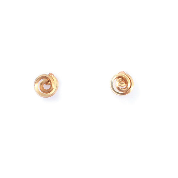Canta Claro Earrings #1 (5mm) - Yellow Gold Earrings TARBAY   