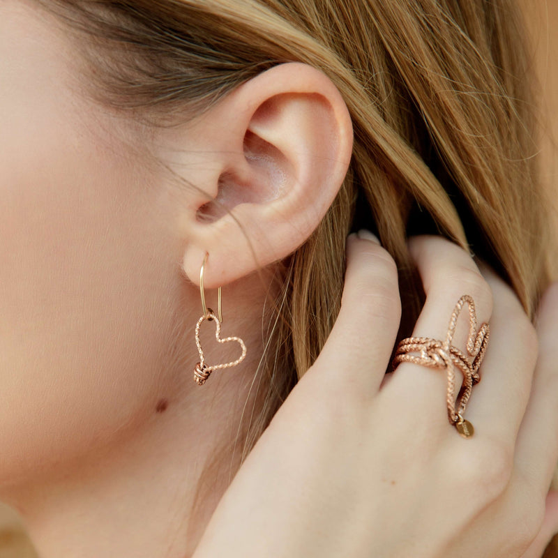 Corazon Julieta Ring (28mm) - Rose Gold Rings TARBAY   