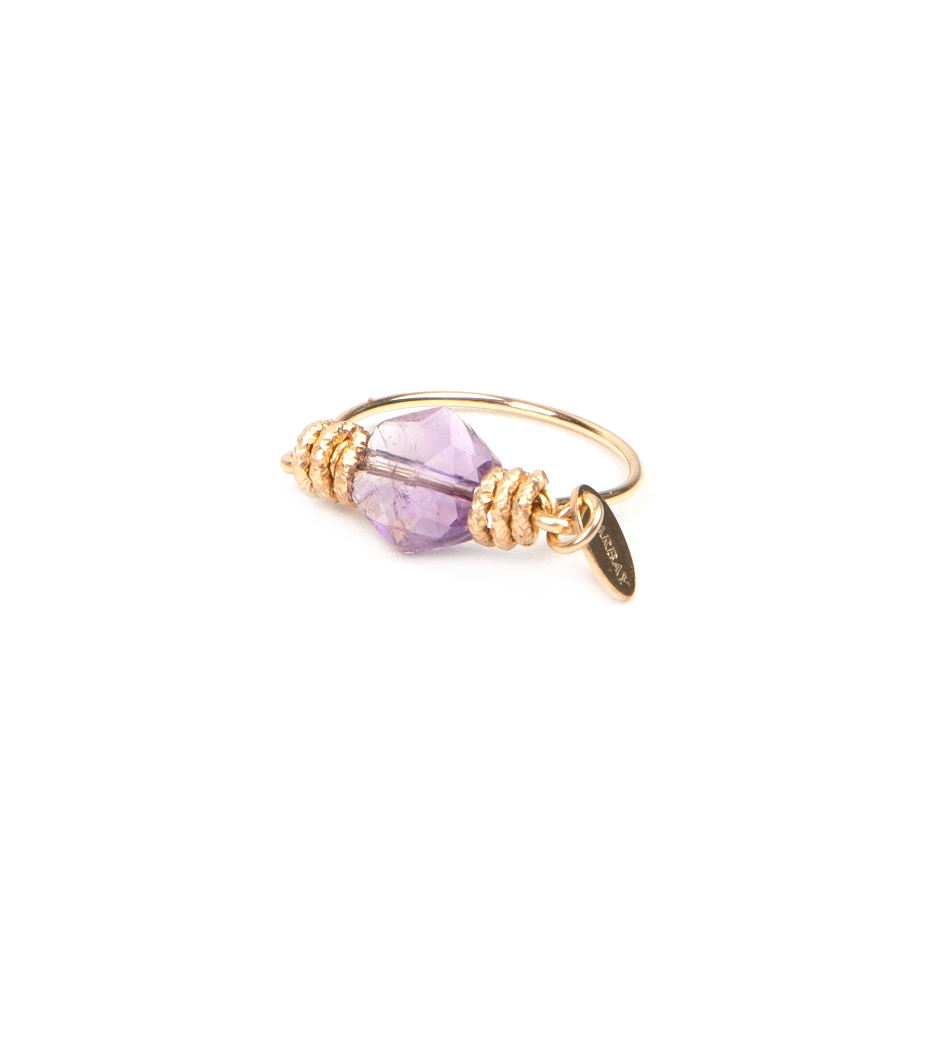 Solitaire Ring #1 (20mm) - Amethyst Rings TARBAY   