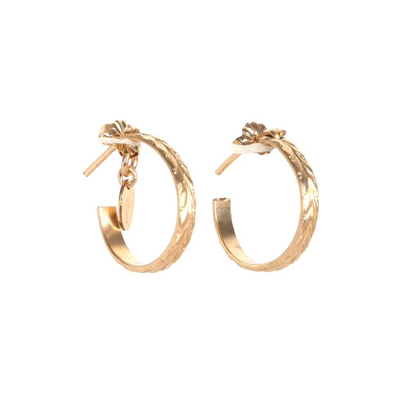 Iah Hoop Earrings (20mm) Earrings TARBAY   