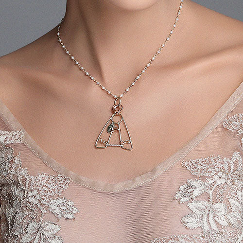 Virgen del Valle Charm (43mm) - Yellow & Rose Gold Charms TARBAY   