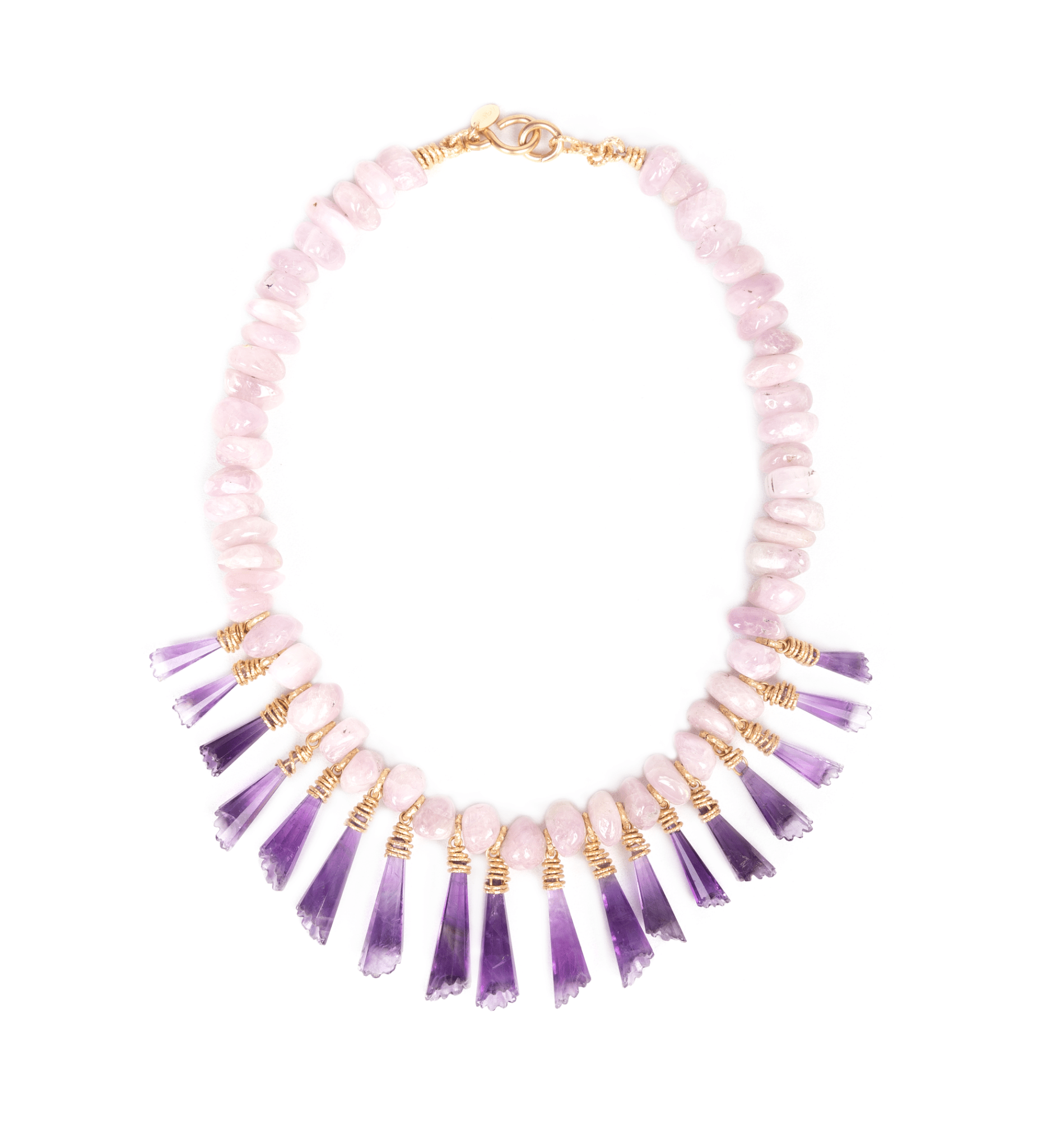 Petunia Necklace -  Kunzite & Amethyst Necklaces TARBAY   