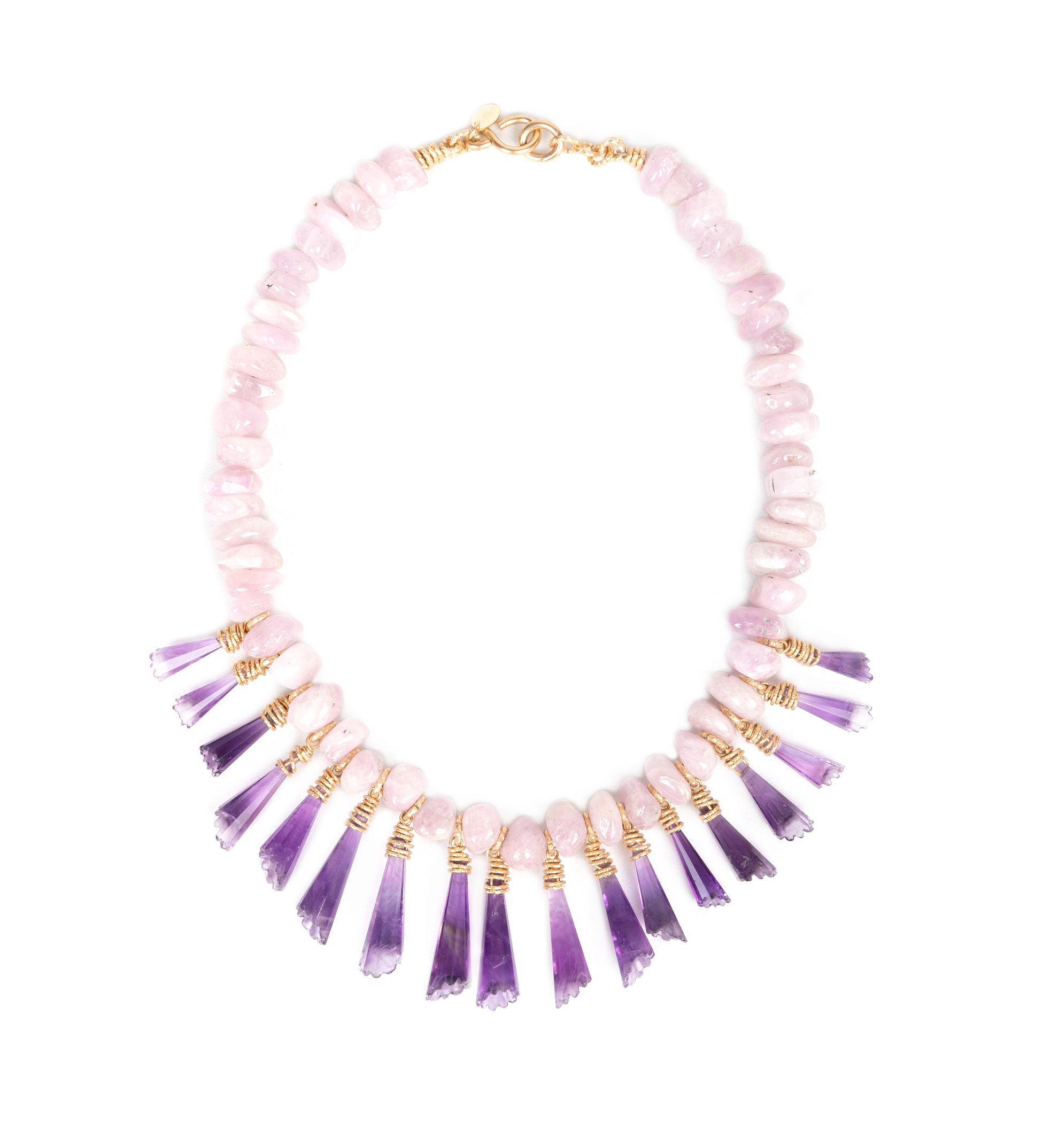 Petunia Necklace -  Kunzite & Amethyst Necklaces TARBAY   