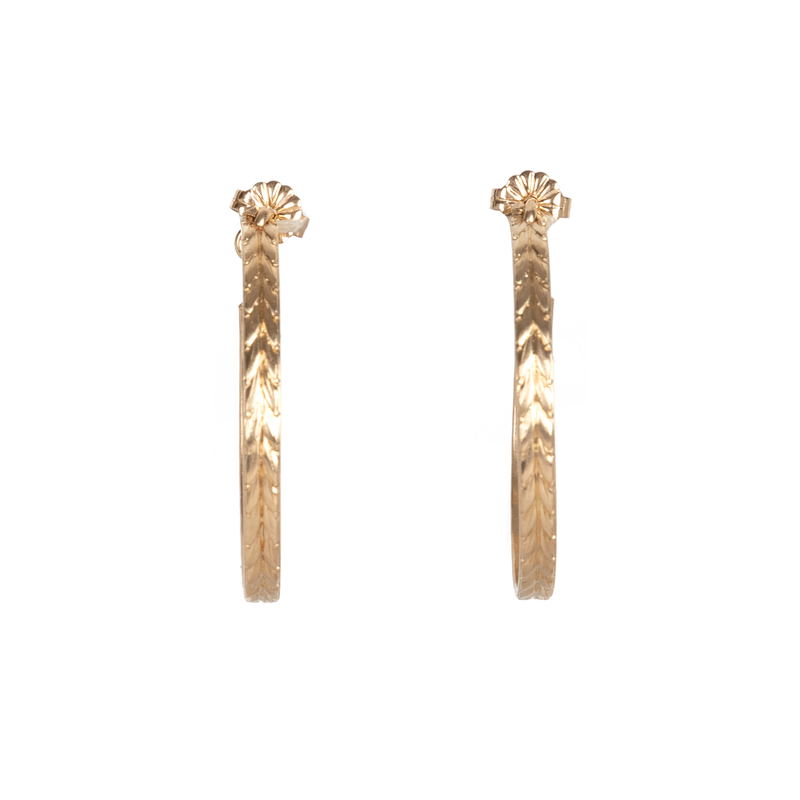 Iah Hoop Earrings (35mm) Earrings TARBAY   