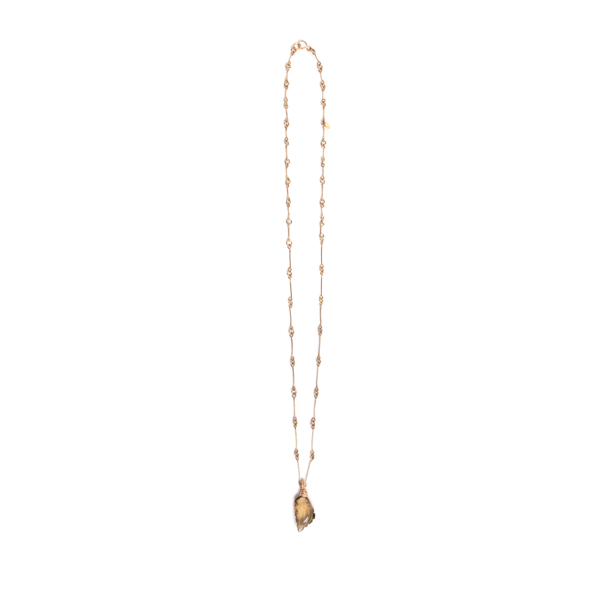 Amuleto Pendant with chain - Lemon Topaz Necklaces TARBAY   