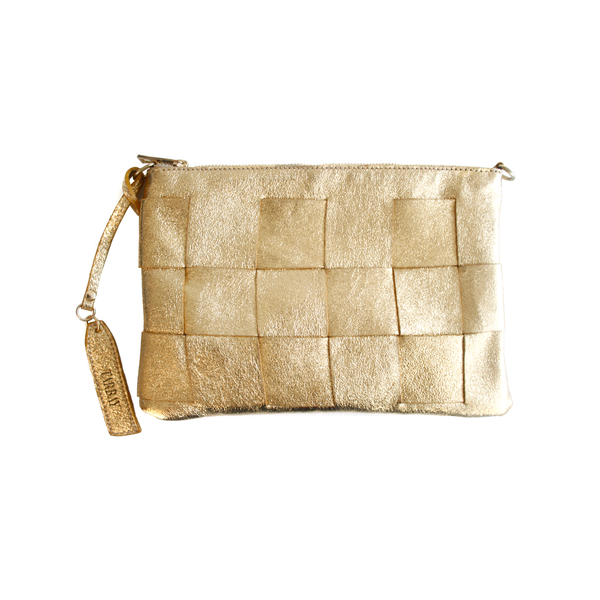Maia Clutch & Crossbody Bag - Gold Clutches TARBAY   