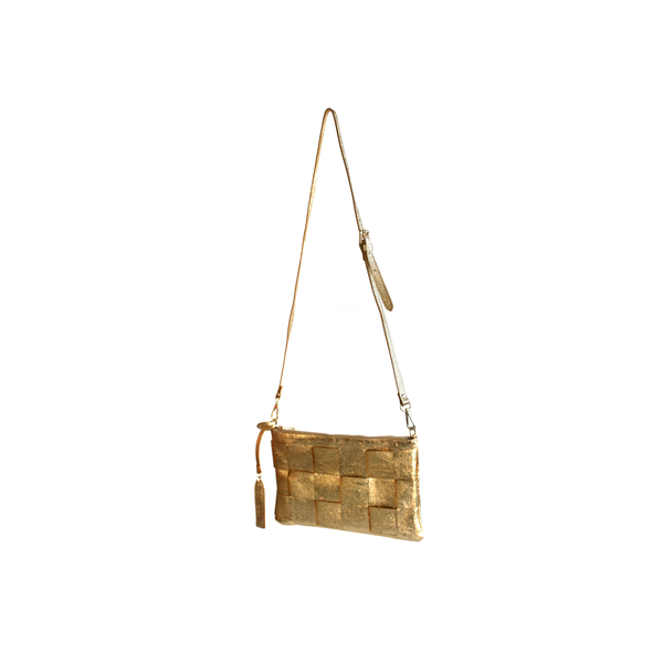Maia Clutch & Crossbody Bag - Gold Clutches TARBAY   