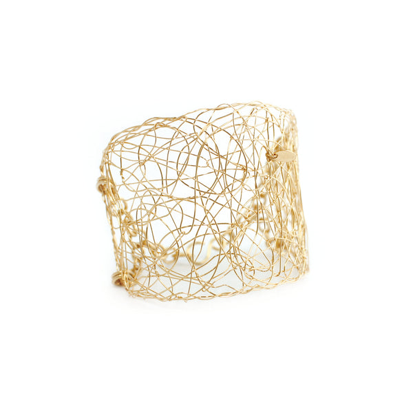 Aura Bracelet (50mm) - Yellow Gold Bracelets TARBAY   